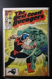 West Coast Avengers #25 Newsstand Edition (1987)