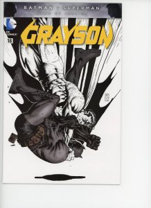 Grayson 18  Batman v Superman Partial Color Variant  9.0 (our highest grade)