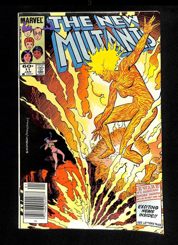 New Mutants #11 Origin of Karma! 2nd appearance!