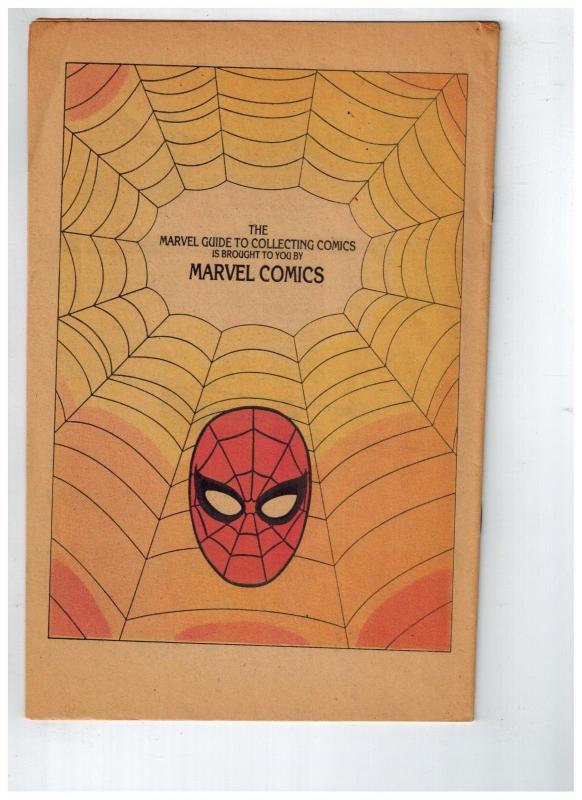 The Marvel Guide To Collecting Comics # 1 FN/VF 1982 Spider-Man Comic Book S78