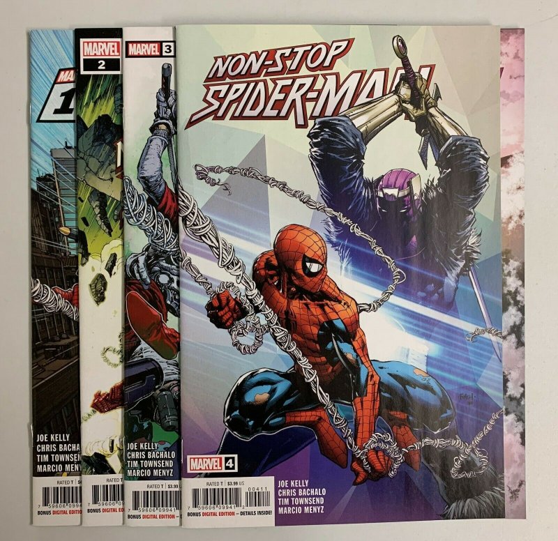 Non-Stop Spider-Man #1-5 Set (Marvel 2015) 1 2 3 4 5 Joe Kelly (9.2+) 