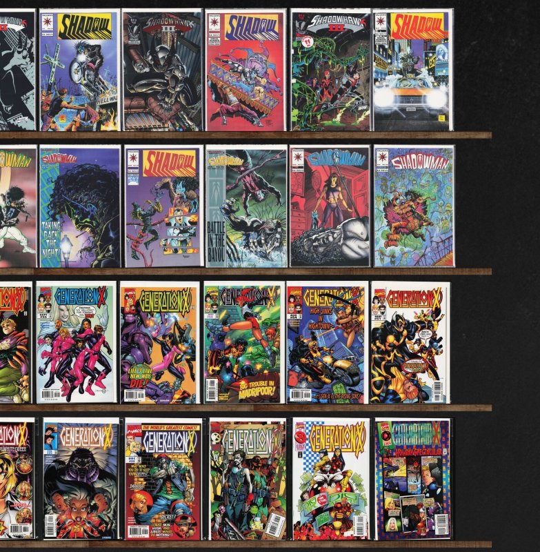 Huge Lot 140+ Comics with Shadowman, Generation X, Showcase '95 & More!