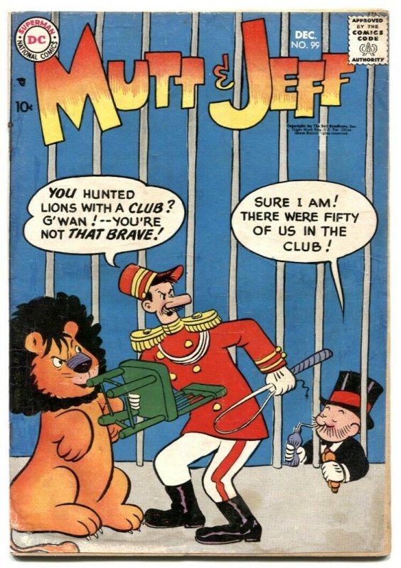 Mutt and Jeff #99 1957- Bud Fisher- DC Comics G-