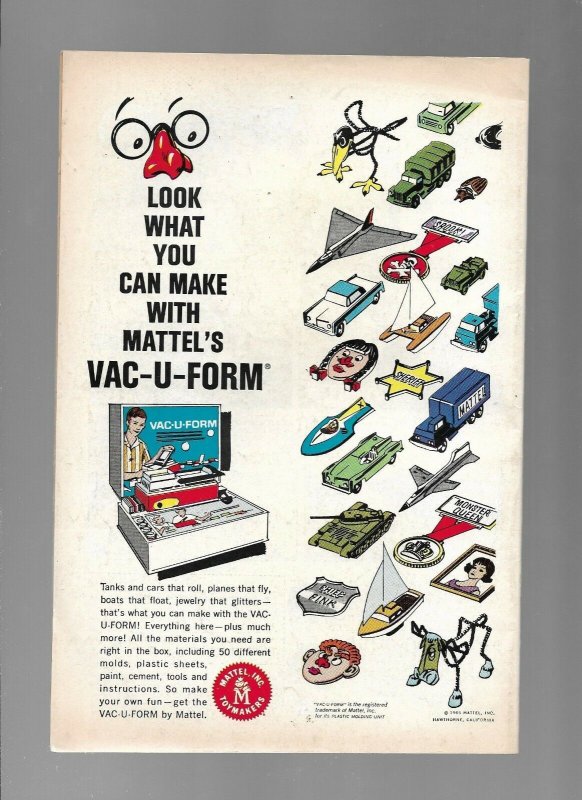 HAWKMAN #14 - TREASURE OF THE TALKING HEAD! - (6.5) 1966