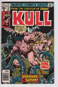 KULL THE DESTROYER #20 (Apr 1977) Nice VG+ 4.5 cream to white