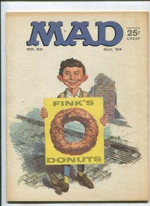 MAD #90 (6.0) *THE FISHERMAN COLLECTION* OCTOBER ISSUE 1964