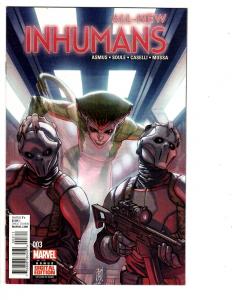 3 All-New Inhumans Marvel Comic Books # 3 4 7 Asmus Soule Caselli Mossa WM7