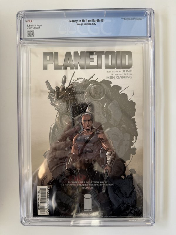 Nancy In Hell On Earth #3 CGC 9.8 (2012)