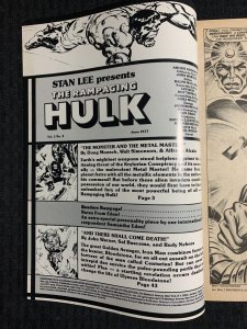 1977 RAMPAGING HULK Magazine #3 FN+ 6.5 Walt Simonson & Alfredo Alcala