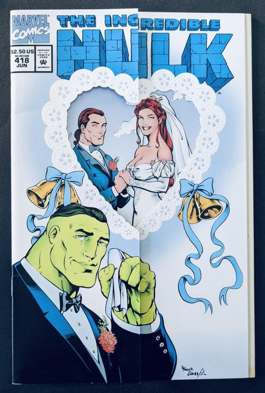 The Incredible Hulk #418 Wedding Invitation Cover - 1st Thanos (1994)