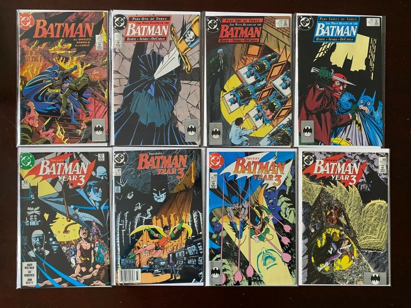 Batman Comic Lot 412-449Bonus 27 Diff AVG7.0Range 6.0-8.01987-90