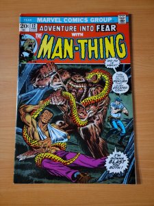 Adventures into Fear #12 Man-Thing ~ VERY FINE VF ~ 1973 Marvel Comics