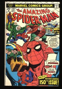 Amazing Spider-Man #150 Doctor Curt Connors Appearance! 1975!