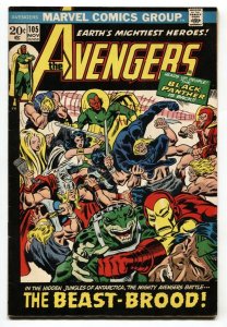 AVENGERS #105-Comic Book-1972-BLACK PANTER VF-