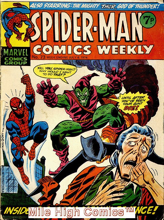 SPIDER-MAN WEEKLY  (#229-230) (UK MAG) (1973 Series) #73 Very Fine