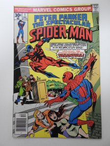 The Spectacular Spider-Man #1 (1976) vs The Tarantula! Beautiful VF Condition!