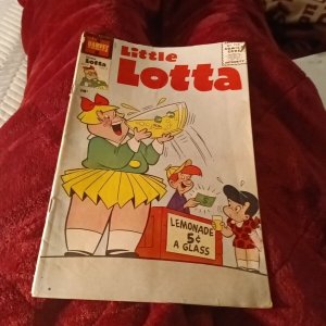 Little Lotta #5 silver age 1956 Harvey Comics early Richie rich dot appearance