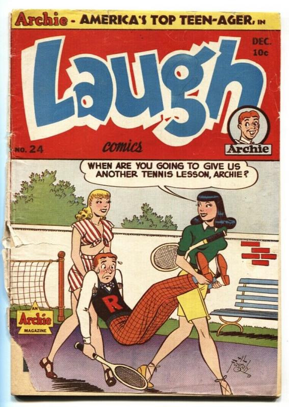 Laugh Comics #24 1947- Archie- Pipsy Jack Kirby Golden Age POOR 