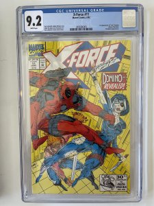 X-Force #11 CGC 9.2 NM 1st Full Appearance Real Domino, Deadpool, (1992)