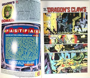 DRAGON’S CLAWS Comic Issue 1 — 32 Pages $1.25 Cover — 1988 Marvel Comics UK F+ 