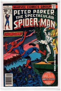 The Spectacular Spider-Man #10 (1977) The White Tiger! [476•ECA2]