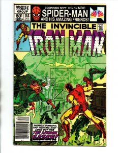 Invincible Iron Man #153 newsstand - 1981 - FN/VF