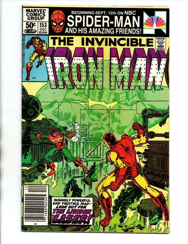 Invincible Iron Man #153 newsstand - 1981 - FN/VF