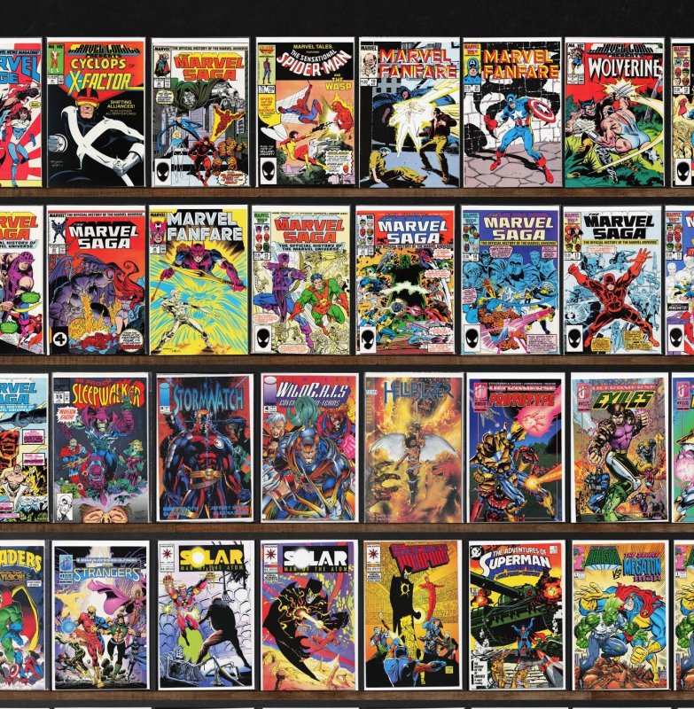 Huge Lot 150+ Comics with Marvel Comics Presents, Marvel Tales & More!