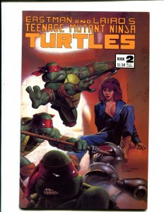 Teenage Mutant Ninja Turtles #2 - RICHARD CORBEN COVER ART! (8.0/8.5) 1986