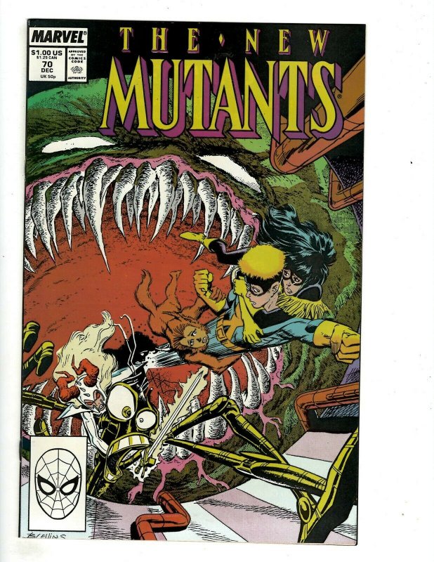 9 New Mutants Marvel Comic Books # 67 68 69 70 71 + Annuals 1 3 4 + Speci 1 UD6 