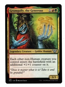 GRUMGULLY, THE GENEROUS | UNCOMMON | COMMANDER: KAMIGAWA NEON DYNASTY #138 |2022