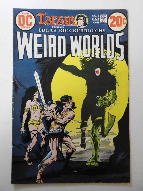 Weird Worlds #3 (1973) VG/FN Condition! signed by Marv Wolfman no cert