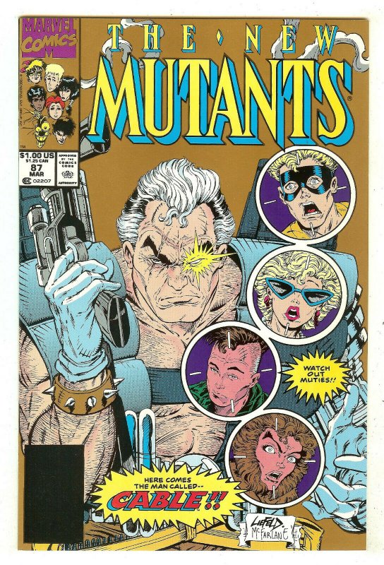 New Mutants 87   1st full Cable   2nd Print