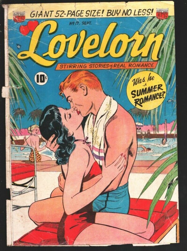 Lovelorn #17 1951-ACG-Front & Back covers only-Contents missing-P