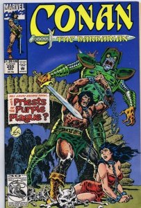 Conan the Barbarian #255 ORIGINAL Vintage 1992 Marvel Comics GGA