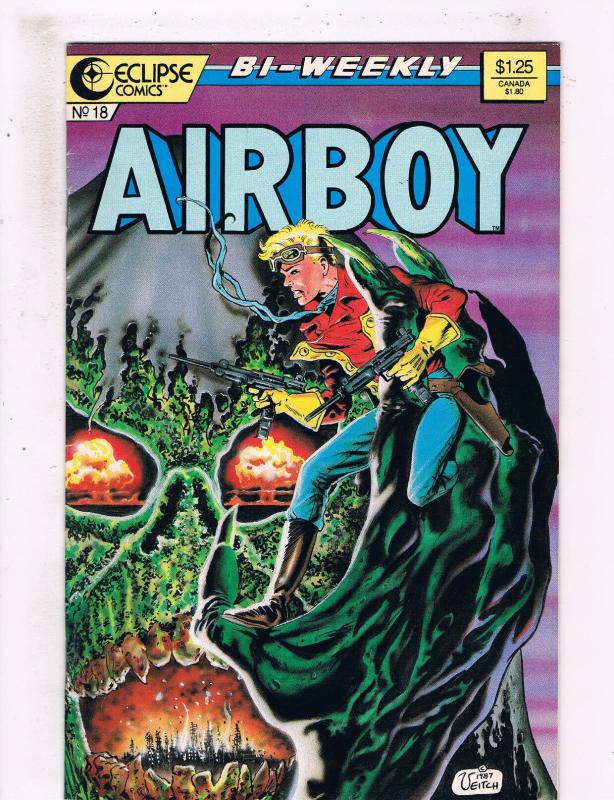 Airboy #18 VF/NM Eclipse Comics Comic Book Dixon 1986 DE25