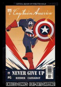 Captain America #4 (2002) MARVEL KNIGHTS  / SB#5