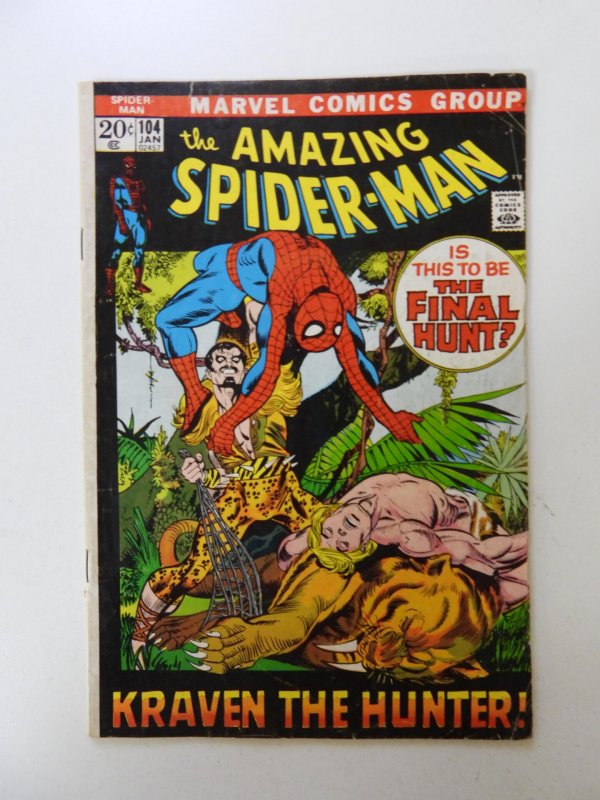 The Amazing Spider-Man #104 (1972) VG condition