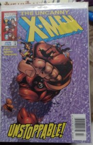 UNCANNY X-MEN #369  1999 MARVEL DISNEY  juggernaut unstoppable NEWSTAND VARIANT