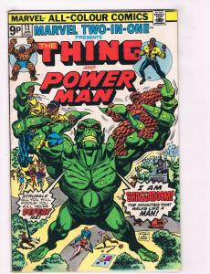 Marvel 2 In 1: The Thing & Powerman #13 FN Marvel Comics Comic Book 1975 DE29