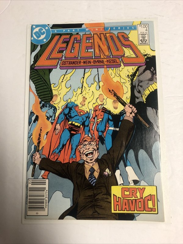 Legends (1987) # 4 (VF/NM) Canadian Price Variant CPV !