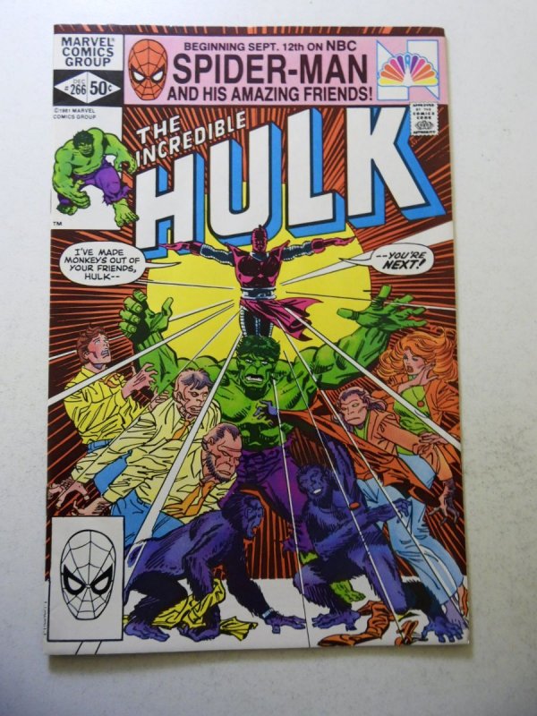 The Incredible Hulk #266 (1981) FN+ Condition