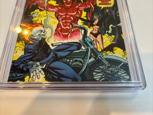 Ghost Rider (1973) # 2 (CGC 9.0 SS) Signed Sketch (Hellstorm) Roy Thomas | UK