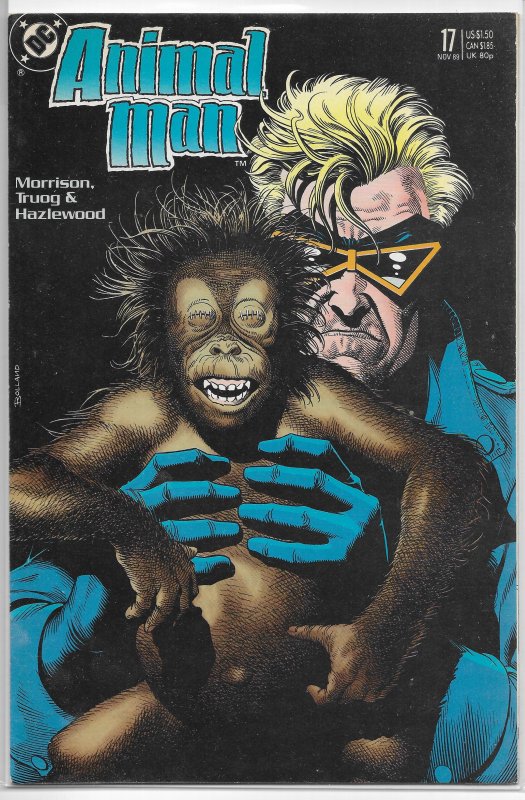 Animal Man (vol. 1, 1988) #17 VG Morrison/Truog, Bolland cover