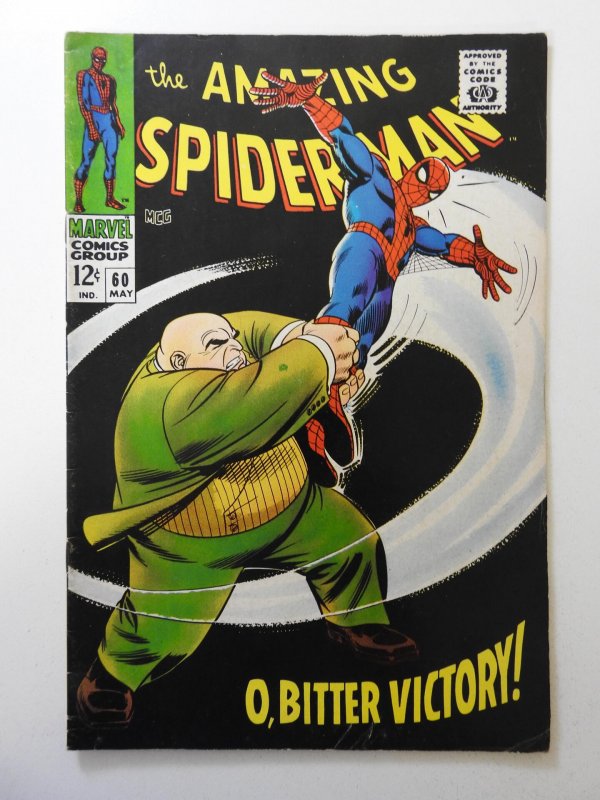 The Amazing Spider-Man #60 (1968) VG+ Condition! ink on front cover