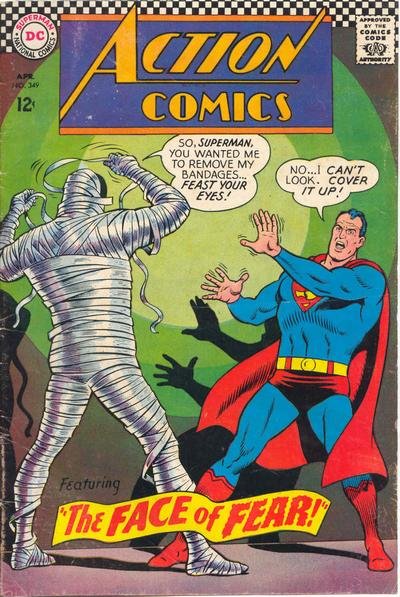 Action Comics #349 (ungraded) stock photo / ID#00E