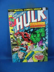 INCREDIBLE HULK 172 F JUGGERNAUT MARVEL 1974