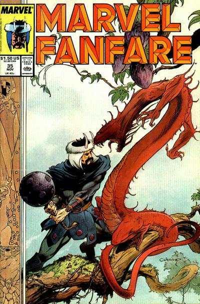 Marvel Fanfare (1982 series) #35, Fine- (Stock photo)