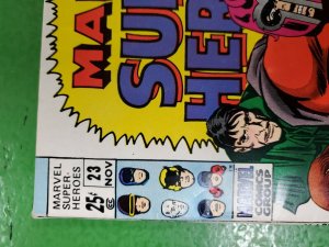 Marvel Super-Heroes #23 X-Men Scarlet Witch Daredevil Watcher 1969 Marvel FN