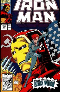 Iron Man (1st Series) #276 VF ; Marvel | John Byrne Black Widow